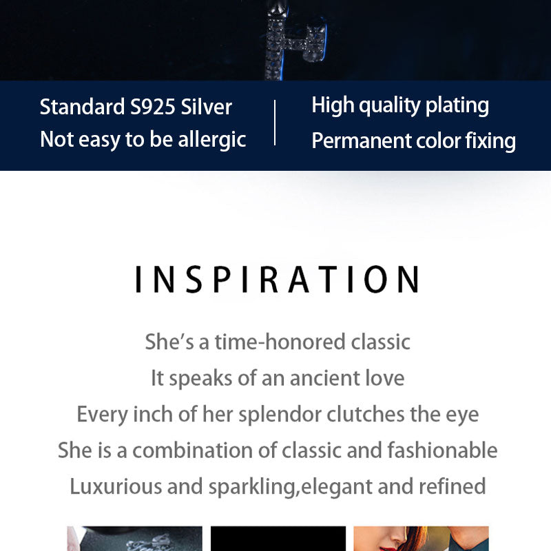 1 Carat Key Moissanite Zircon 925 Sterling Silver Necklace Pendant, New For Women Luxury Jewelry Gift