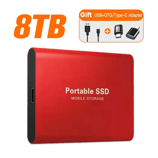 8TB, 16TB and 64TB Solid State Drive USB 3.1/Type-C Hard Disk High-Speed Storage For PC/Mac/Phone